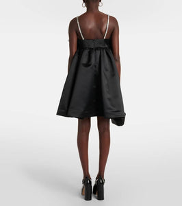 Nina Ricci Bow-detail satin minidress