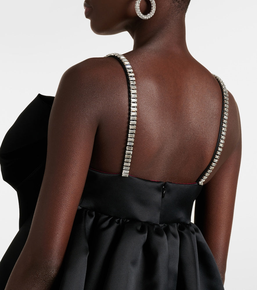 Nina Ricci Bow-detail satin minidress