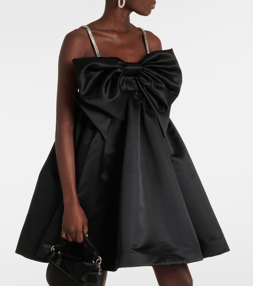 Nina Ricci Bow-detail satin minidress