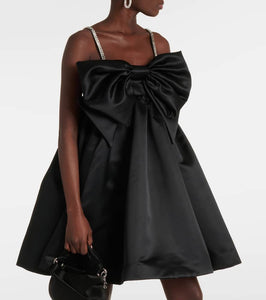 Nina Ricci Bow-detail satin minidress