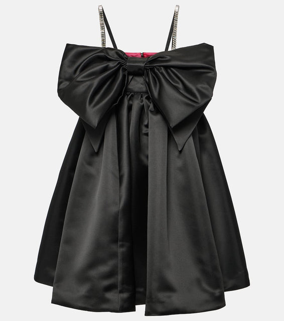 Nina Ricci Bow-detail satin minidress