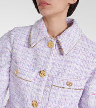 Nina Ricci Cropped cotton-blend tweed jacket