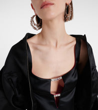 Nina Ricci Cutout satin minidress
