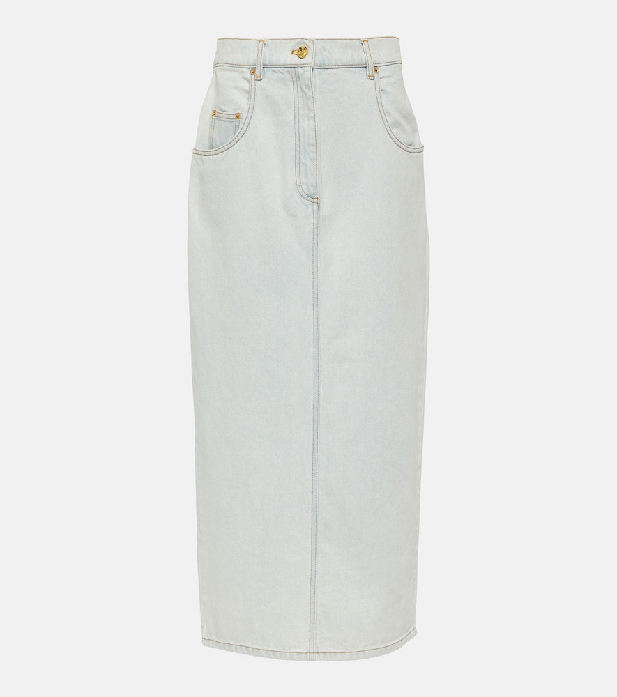 Nina Ricci Denim maxi skirt - Nina Ricci 牛仔长裙