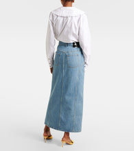 Nina Ricci Denim midi skirt