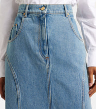 Nina Ricci Denim midi skirt