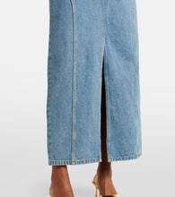 Nina Ricci Denim midi skirt