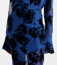 Nina Ricci Devor√É¬© velvet maxi skirt