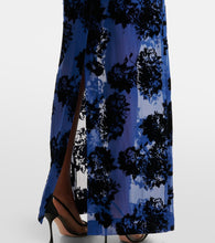 Nina Ricci Devor√É¬© velvet maxi skirt