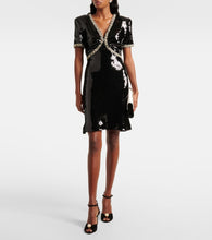 Nina Ricci Embellished sequined minidress