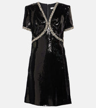 Nina Ricci Embellished sequined minidress