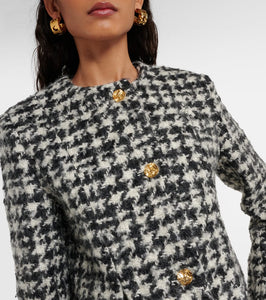 Nina Ricci Houndstooth cropped jacket