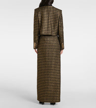 Nina Ricci Houndstooth lam√É¬© tweed jacket