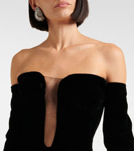 Nina Ricci Off-shoulder corset dress