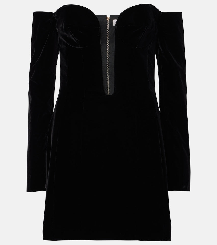 Nina Ricci Off-shoulder corset dress. Nina Ricci 露肩束身连衣裙