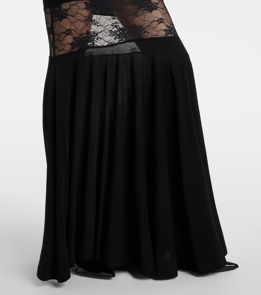 Nina Ricci Paneled lace gown