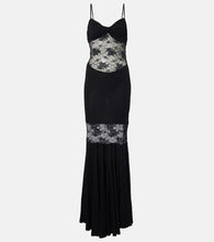 Nina Ricci Paneled lace gown