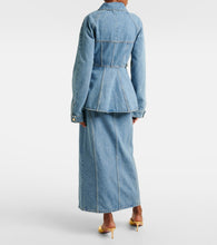 Nina Ricci Peplum denim jacket