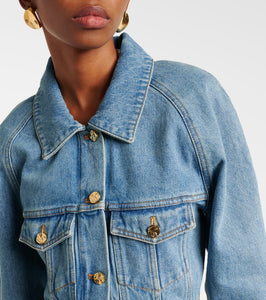 Nina Ricci Peplum denim jacket