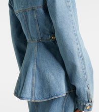 Nina Ricci Peplum denim jacket