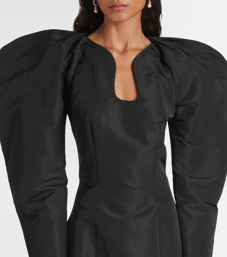 Nina Ricci Pleated taffeta minidress