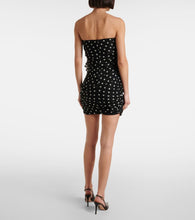 Nina Ricci Polka-dot silk chiffon minidress