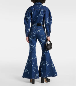 Nina Ricci Printed denim jacket