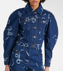 Nina Ricci Printed denim jacket