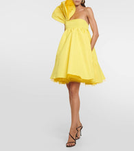 Nina Ricci Strapless taffeta minidress
