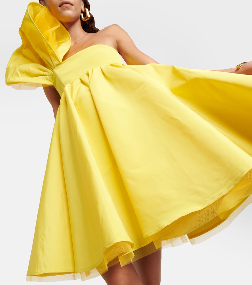 Nina Ricci Strapless taffeta minidress