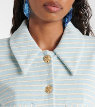 Nina Ricci Striped cotton blend jacket