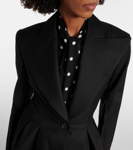 Nina Ricci Wool gabardine blazer