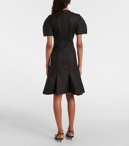Nina Ricci Wool gabardine midi dress