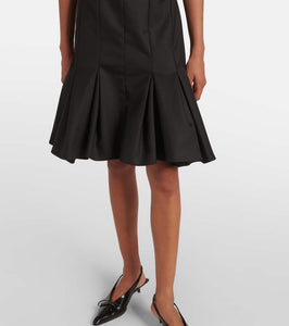 Nina Ricci Wool gabardine midi dress