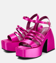 Nodaleto Bulla Chibi satin platform sandals