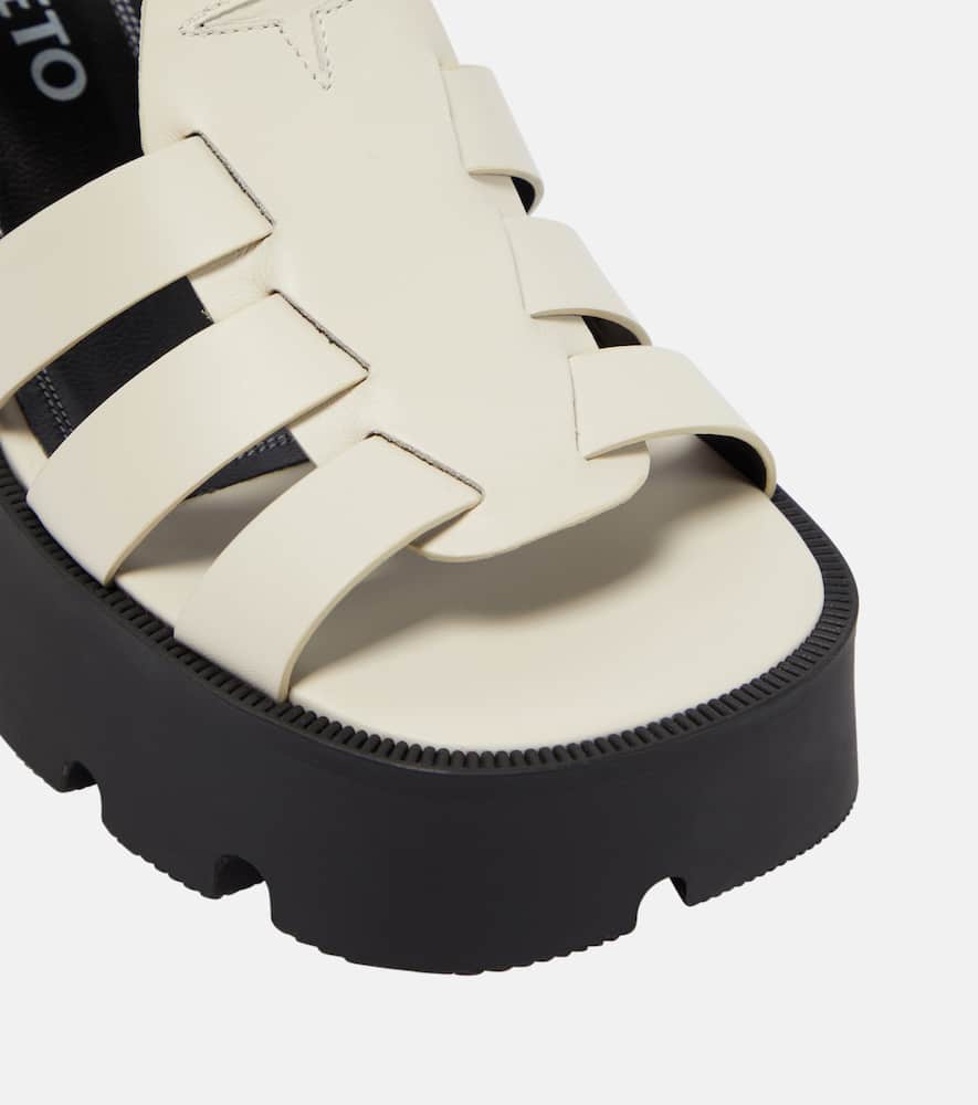 Nodaleto Bulla Emma leather platform sandals