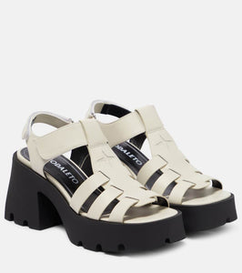 Nodaleto Bulla Emma leather platform sandals
