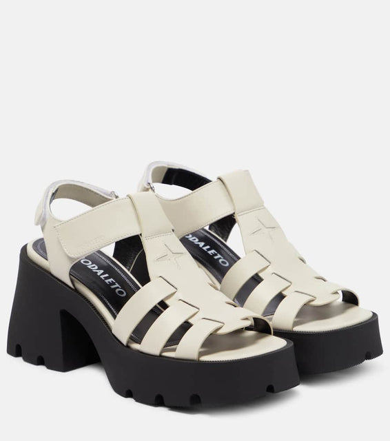 Nodaleto Bulla Emma leather platform sandals