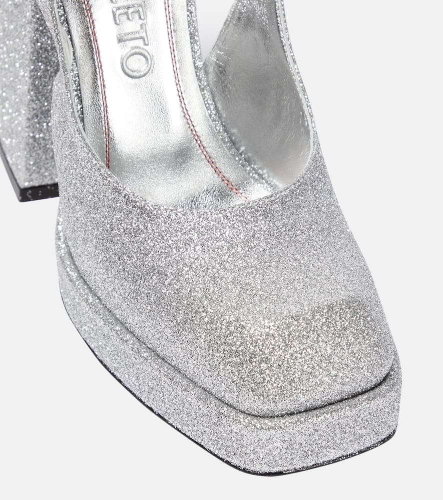 Nodaleto Bulla Jill glitter platform pumps
