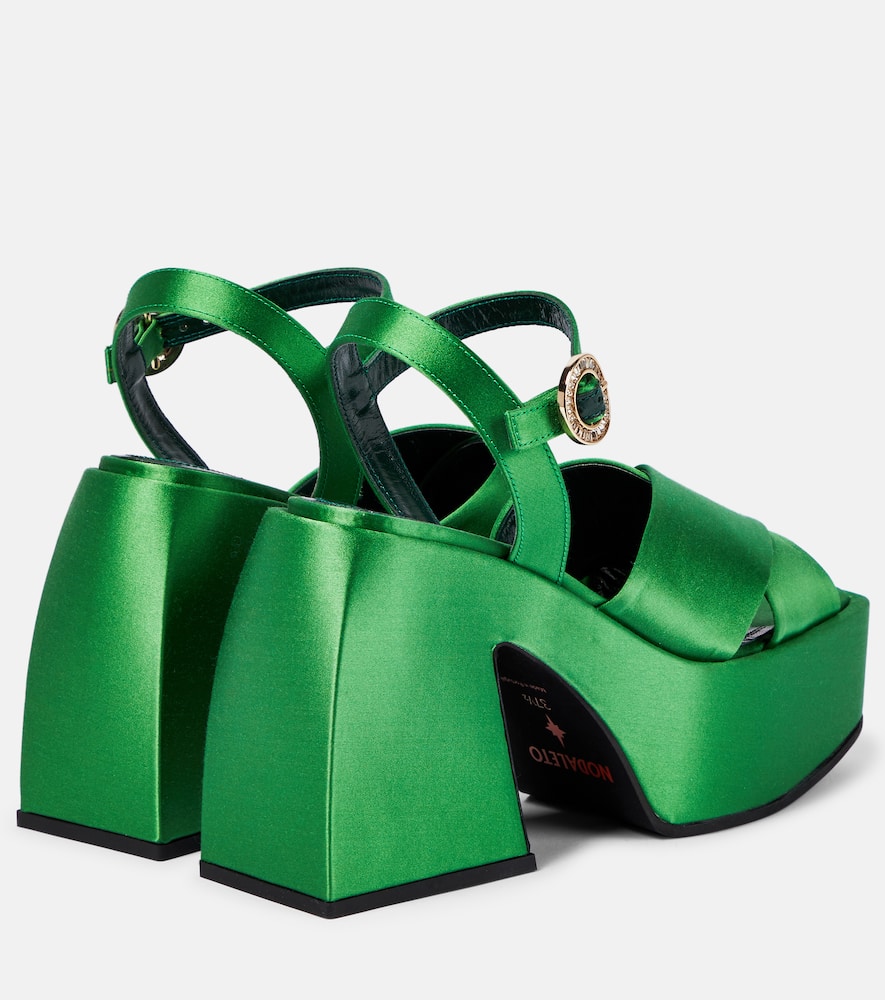 Nodaleto Bulla Joni satin platform sandals