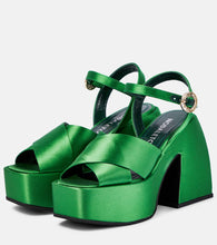 Nodaleto Bulla Joni satin platform sandals