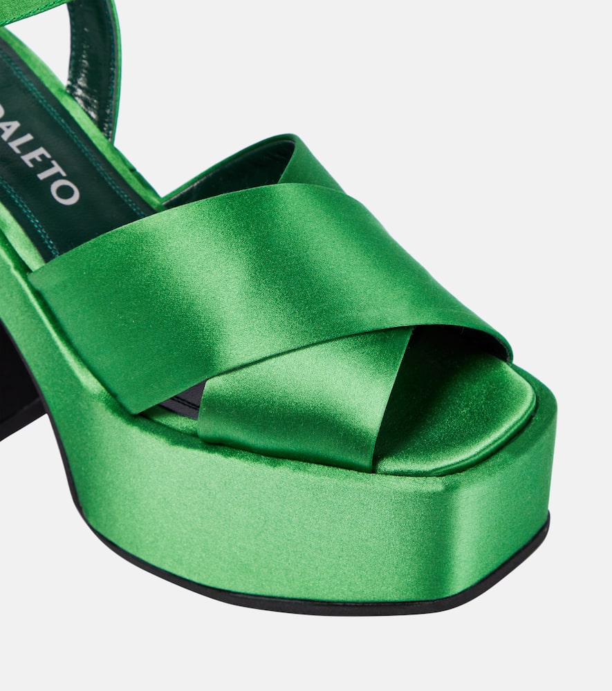 Nodaleto Bulla Joni satin platform sandals