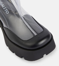 Nodaleto Bulla Rainy leather-trimmed PVC ankle boots