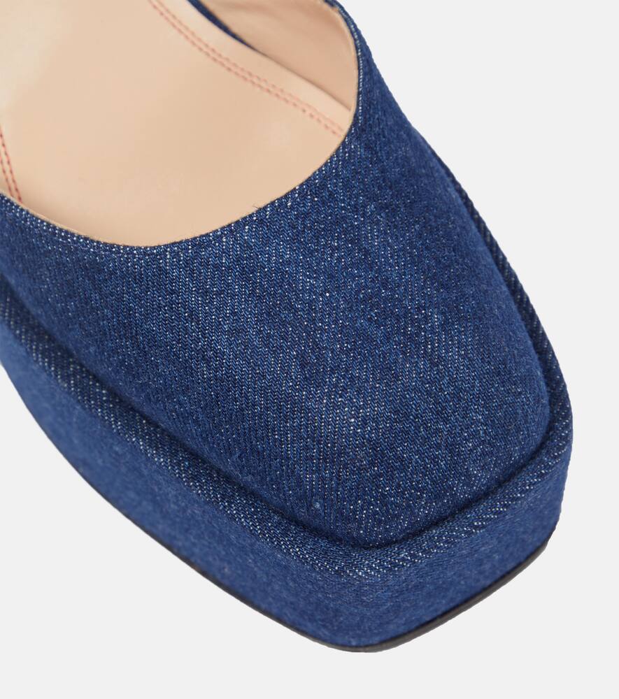 Nodaleto Bulla Sofia denim platform pumps