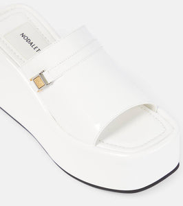 Nodaleto Bulla Yelena leather platform slides