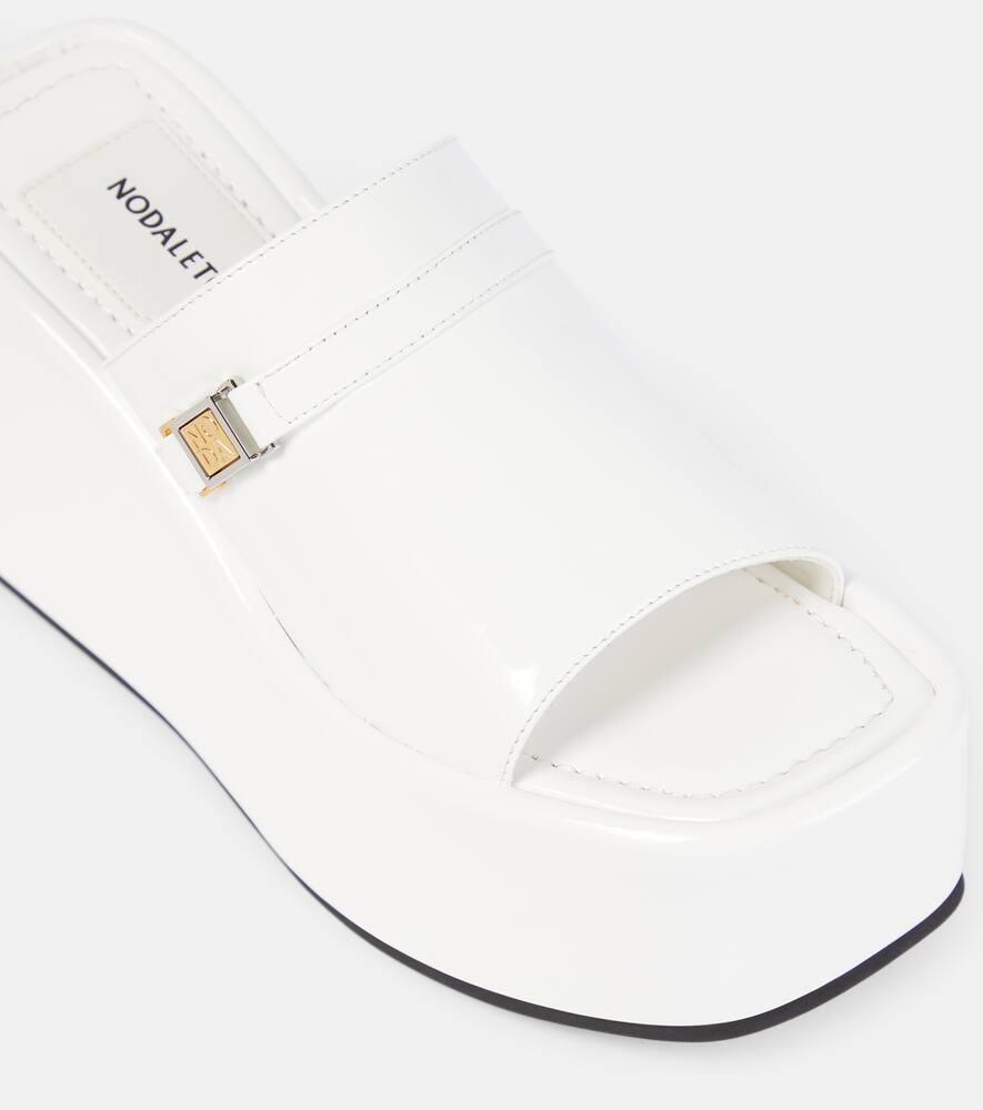 Nodaleto Bulla Yelena leather platform slides