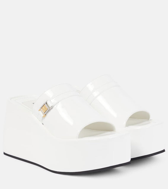 Nodaleto Bulla Yelena leather platform slides