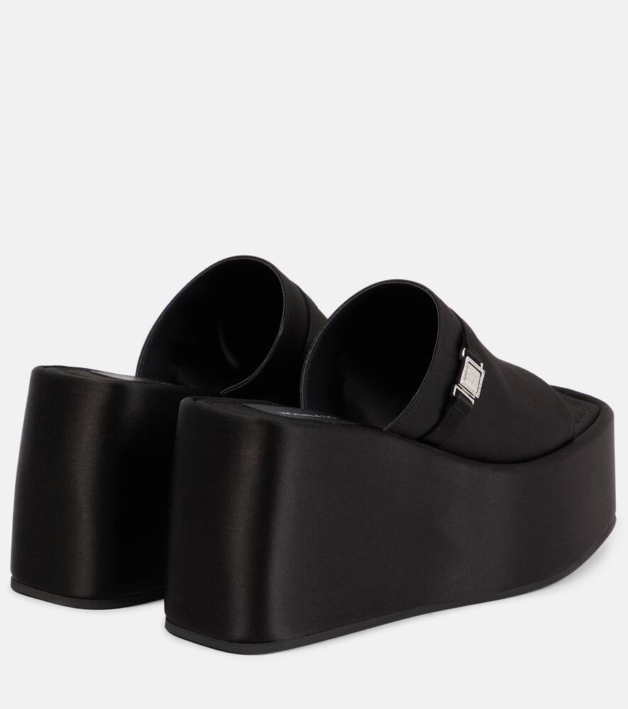 Nodaleto Bulla Yelena satin platform slides