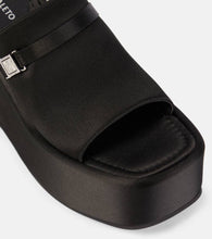 Nodaleto Bulla Yelena satin platform slides
