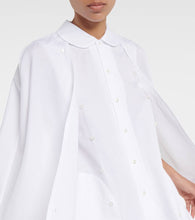 Noir Kei Ninomiya Cotton poplin shirt dress